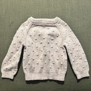 Jamie Kay 2T purple dot sweater